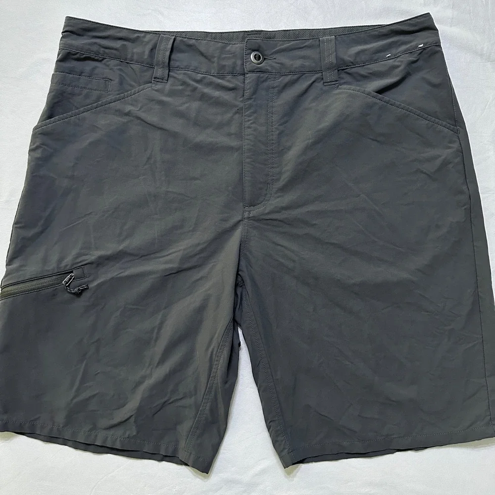 PATAGONIA Quandary Shorts Men's 38 Gray Hiking Travel Stretch Outdoor Climbing